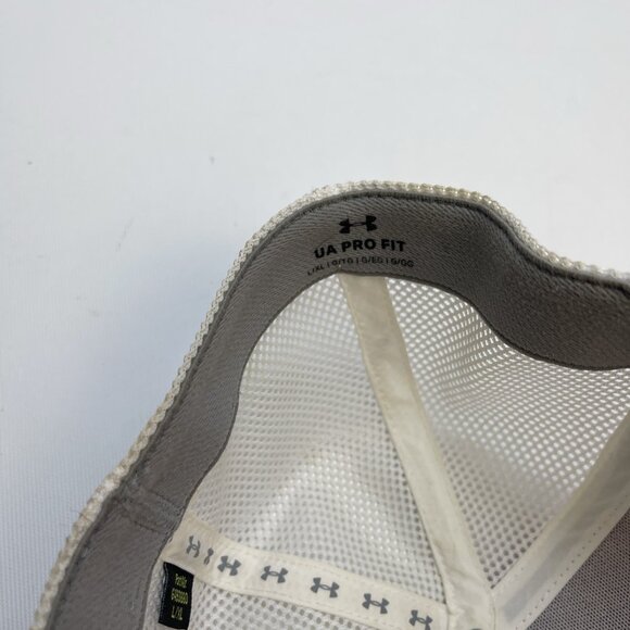 Under Armour Fish Fitted Mesh Back Trucker Hat Pink L/XL UA Pro Fit Outdoor - Picture 11 of 14